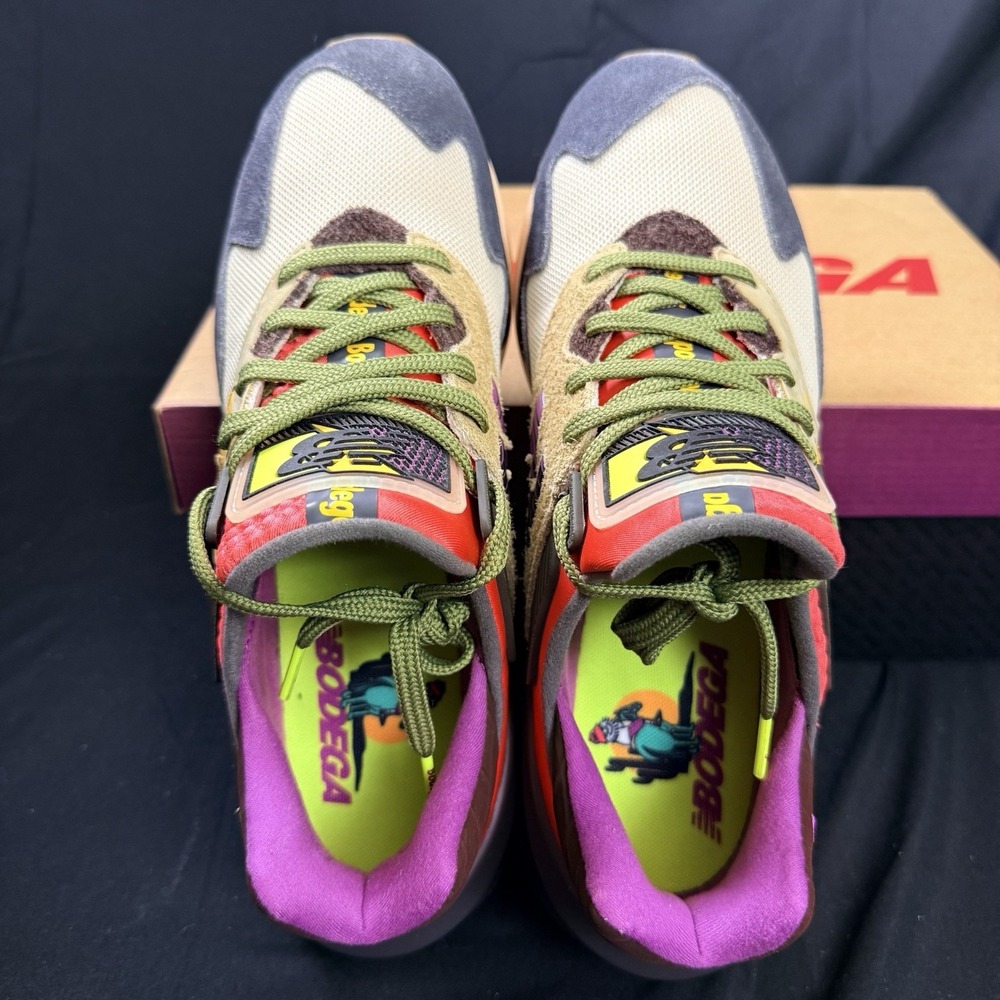 New Balance Bodega x 997S Better Days Men's Sneakers Size 9.5 Beige Red Purple - Picture 5 of 14